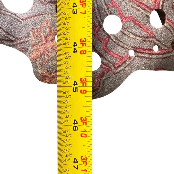 Adore Taupe‎ Knitwear Swing Coat. Trench Jacket With Floral Embroidery & Scarf - Picture 3 of 16